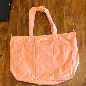 Jujube Super Be Peach Tote Bag, Large , Zippered, New, Travel, Gym, Beach